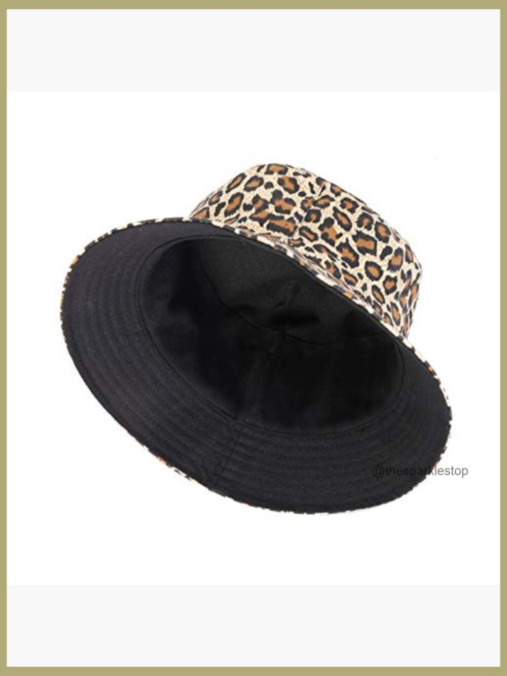 Reversible Cotton Bucket Hat Packable Sun Hat for Outdoor Activities - Picture 3 of 5